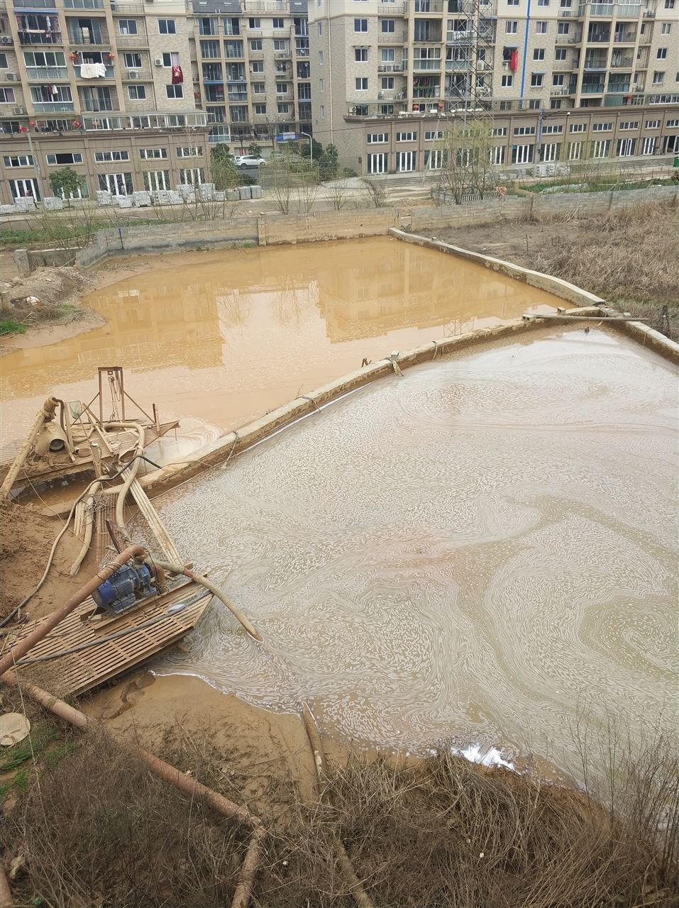 循化沉淀池淤泥清理-厂区废水池淤泥清淤